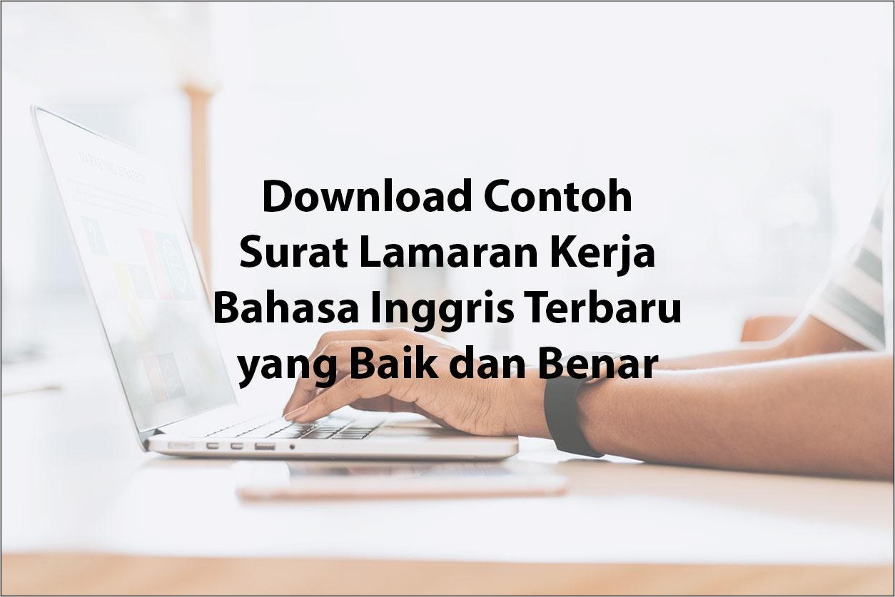 Donlod Contoh Surat Lamaran Kerja