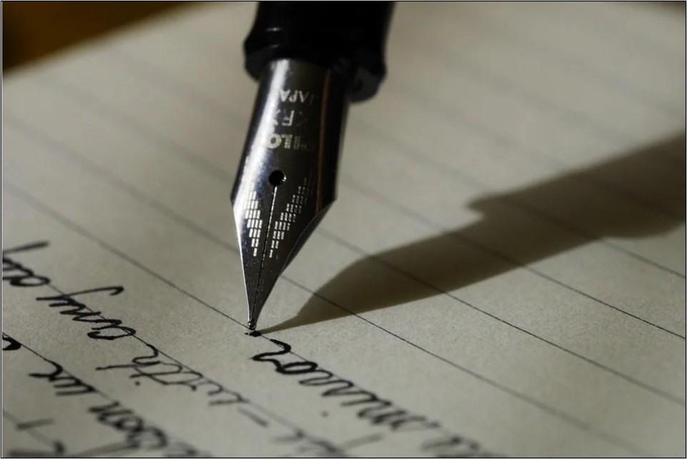 Tulis Tangan Contoh Surat Lamaran Kerja 2019