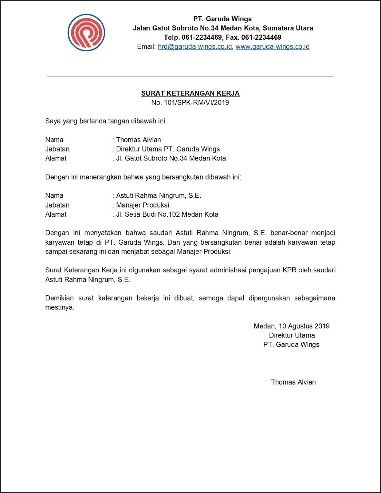 Contoh Penulisan Surat Pernyataan Kesbangpol