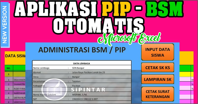 Contoh Surat Keterangan Bsm