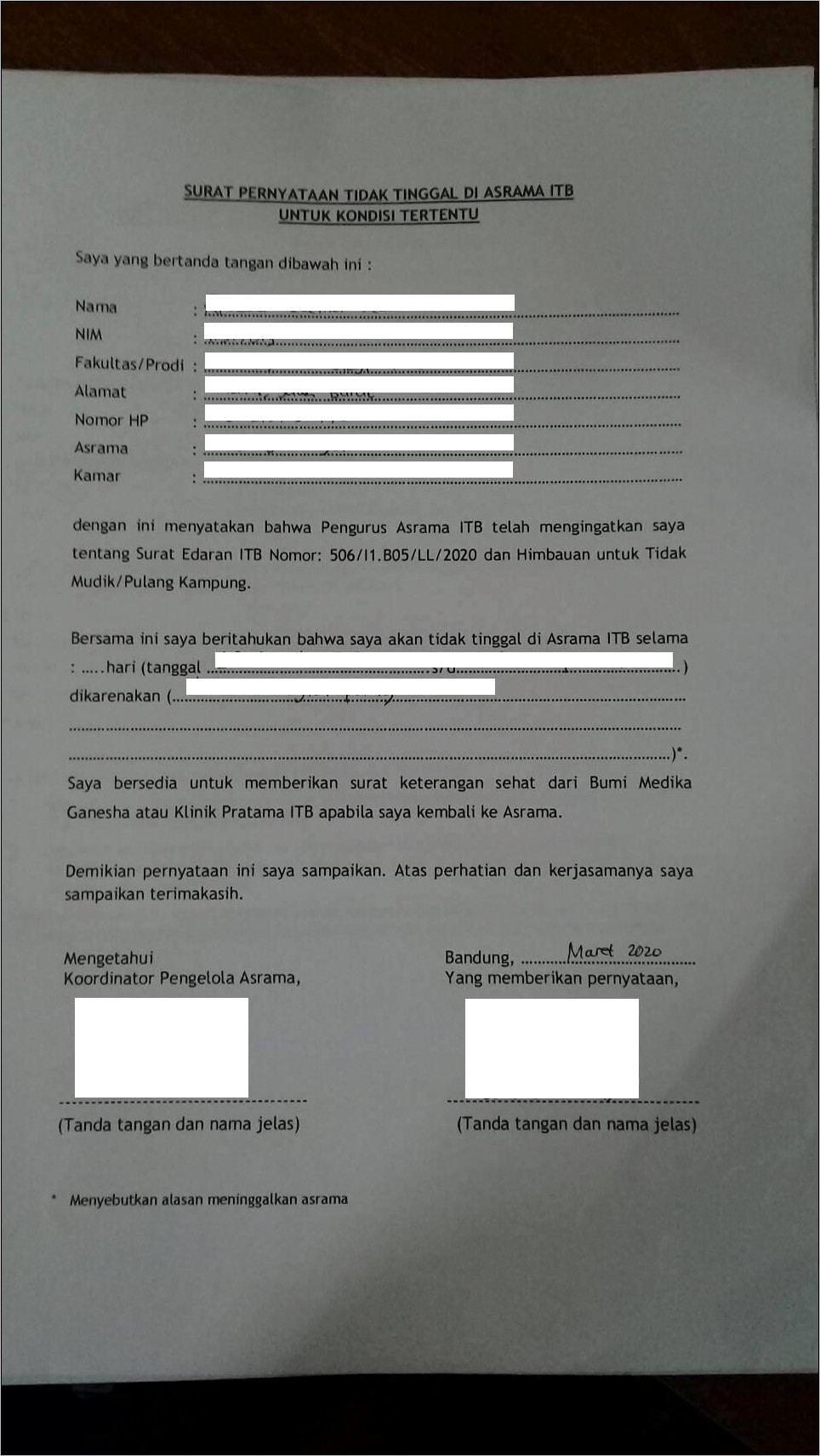 Contoh Surat Keterangan Desa Banjarwangunan Kecamatan Mundu Kabupaten Cirebon