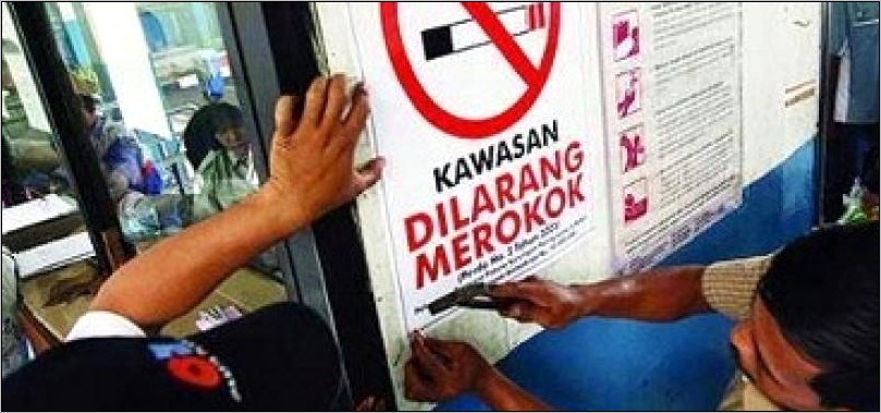 Contoh Surat Keterangan Kaasan Bebas Asap Rokok