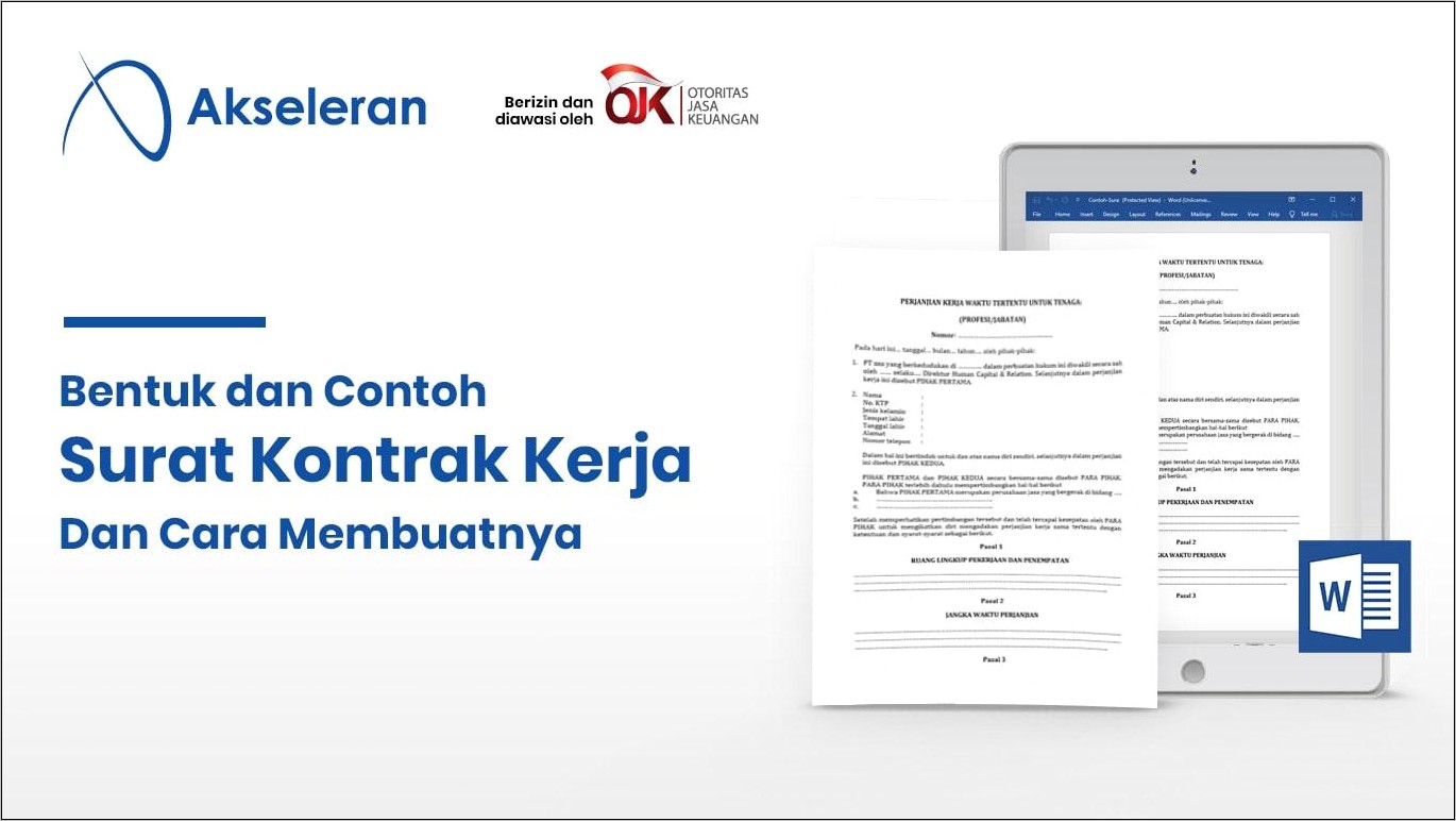 Contoh Surat Keterangan Karyawan Tretap