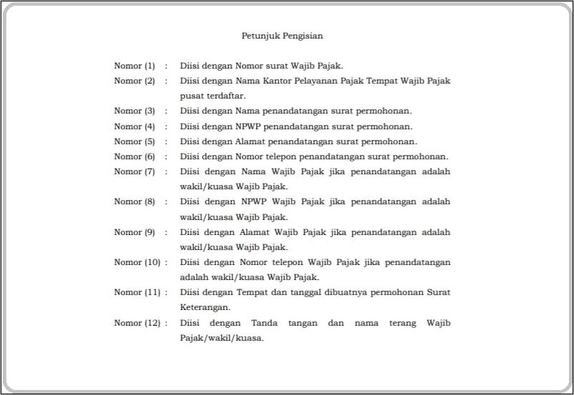 Contoh Surat Keterangan Kontributorship