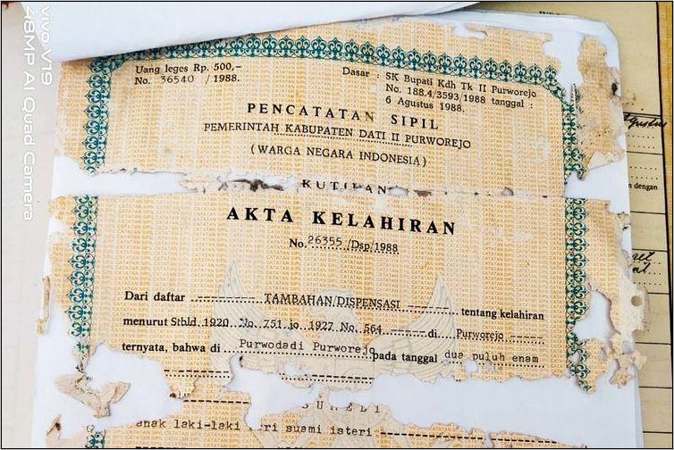 Contoh Surat Keterangan Lahir Dari Bidan Desa Provinsi Aceh