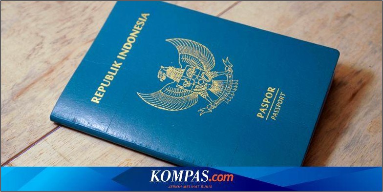 Contoh Surat Keterangan Paspor Baru
