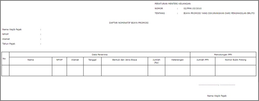 Contoh Surat Keterangan Reimbursment