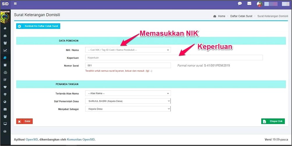 Contoh Surat Keterangan Rujuk Dari Desa