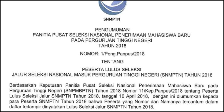 Contoh Surat Keterangan Rumah Snmtp