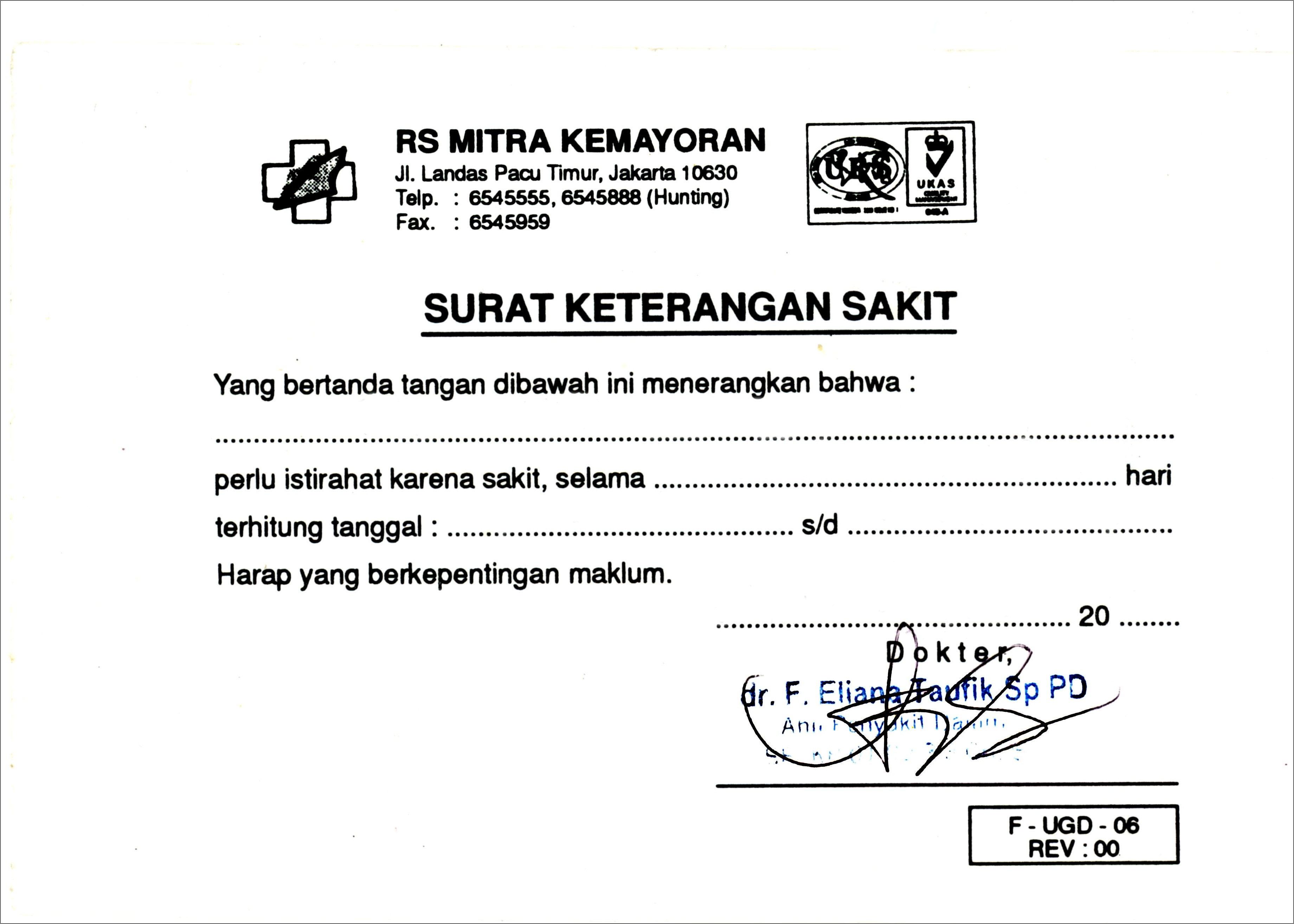 Contoh Surat Keterangan Usaha Pasuruan