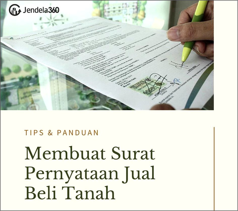 Contoh Surat Perjanjian 2 Lembar