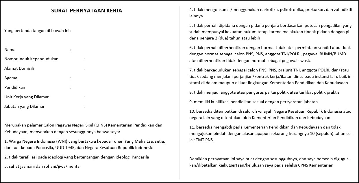 Contoh Surat Perjanjian Berjudul