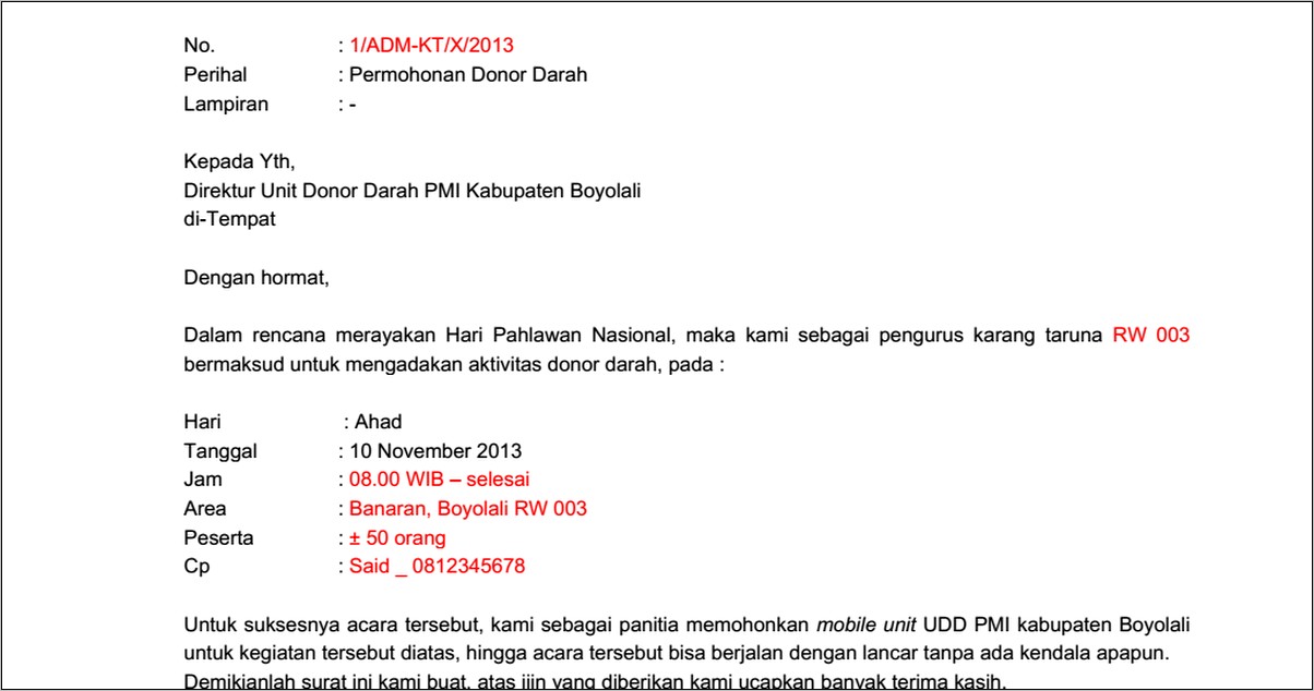 Contoh Surat Perjanjian Donor Ginjal