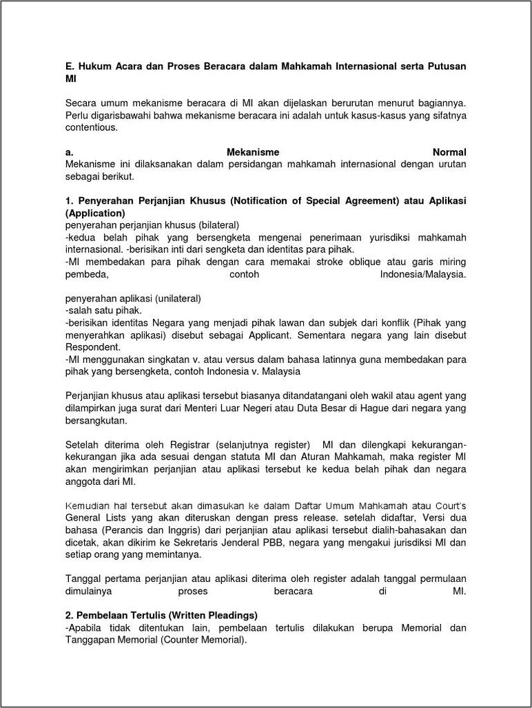 Contoh Surat Perjanjian Internasional Indonesia Dengan Malaysia