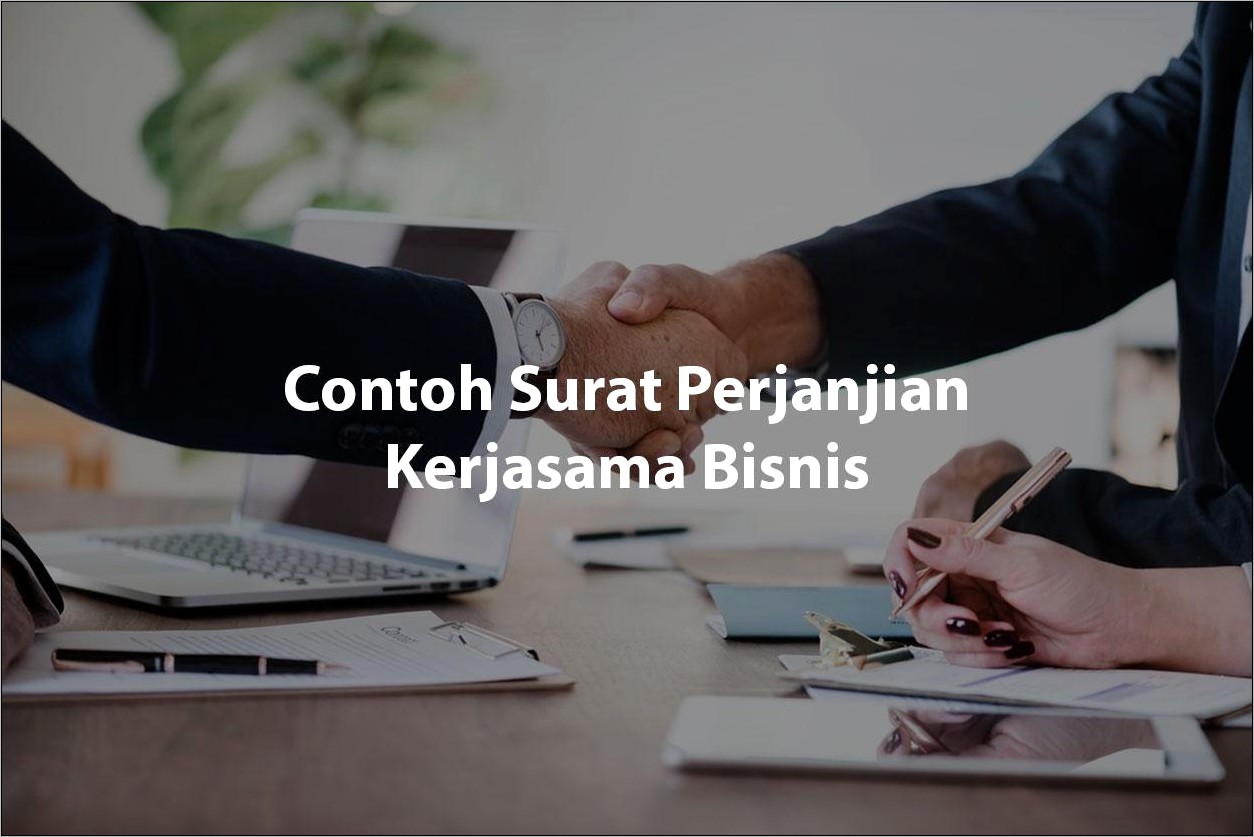 Contoh Surat Perjanjian Kerja Serjasama Usaha