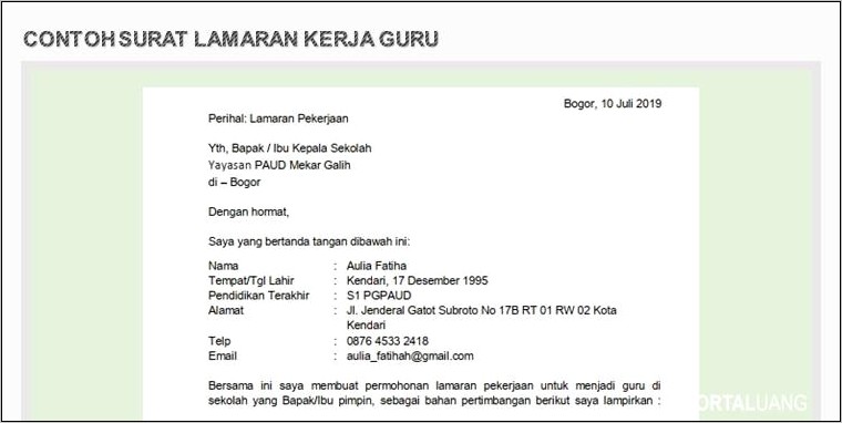 Contoh Surat Perjanjian Kerjasama Madrasah