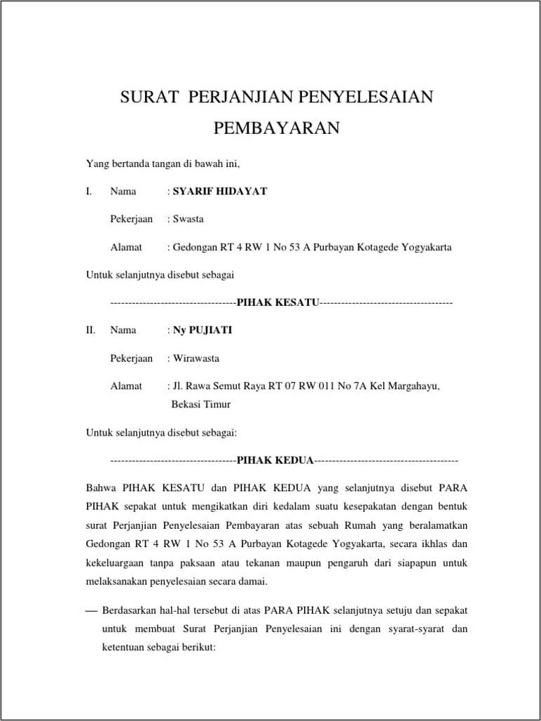 Contoh Surat Perjanjian Pengembalian Dp Surat Permohonan Desain The Best Porn Website