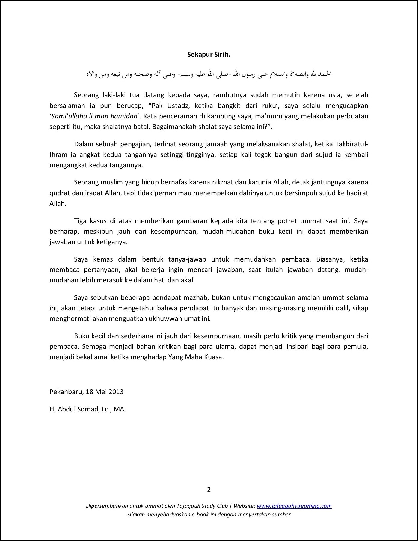 Contoh Surat Permohonan Agar Didahulukan Pergi Haji Karna Usia Lanjut