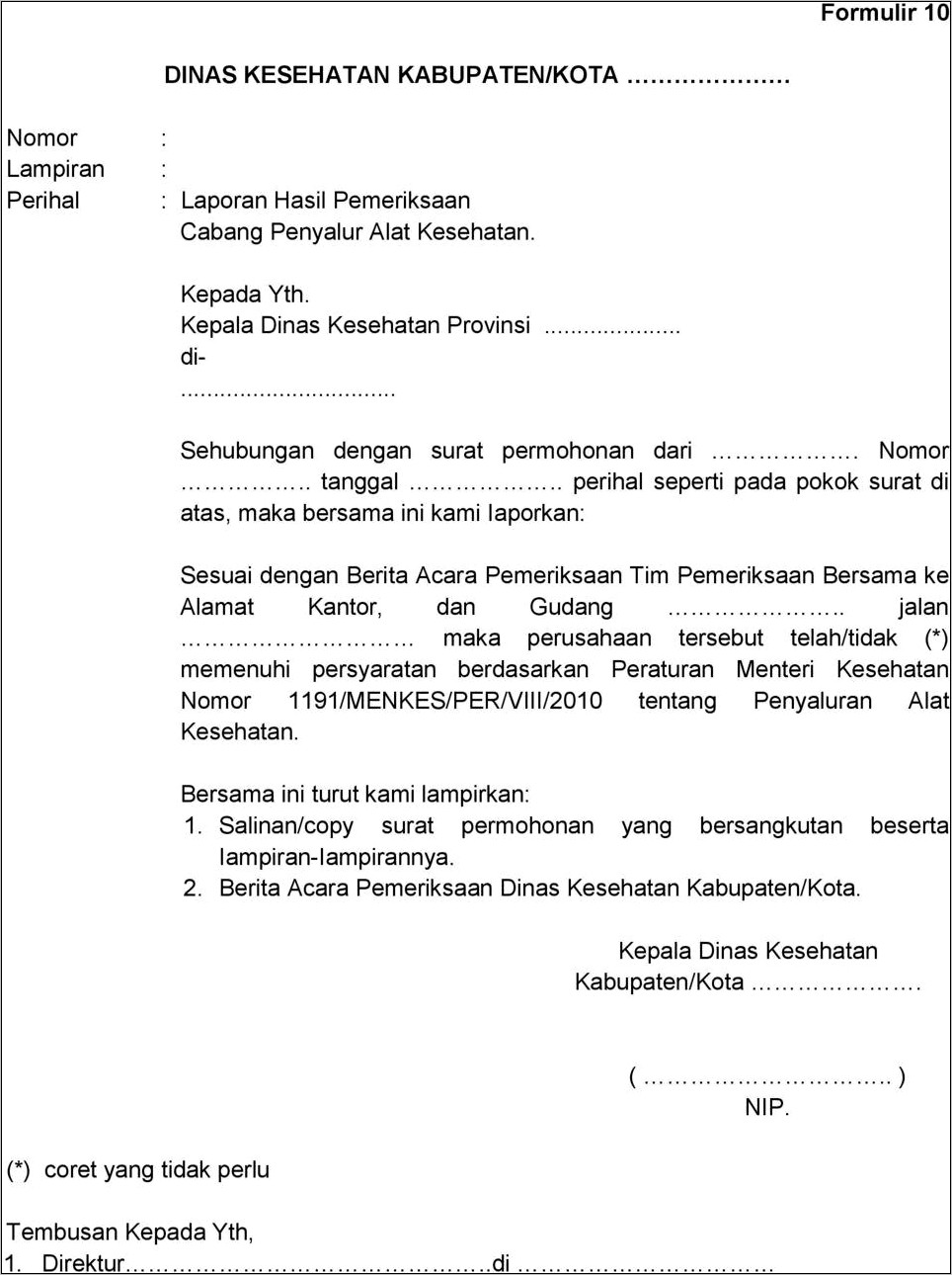 Contoh Surat Permohonan Audit Ke Dinas Koperasi