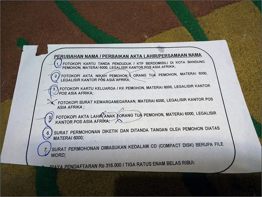 Contoh Surat Permohonan Balik Nama Surat Nikah Di Pengadilan