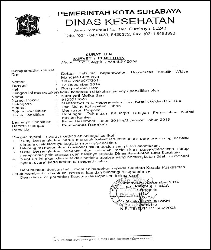 Contoh Surat Permohonan Bimbingan Kegiatan