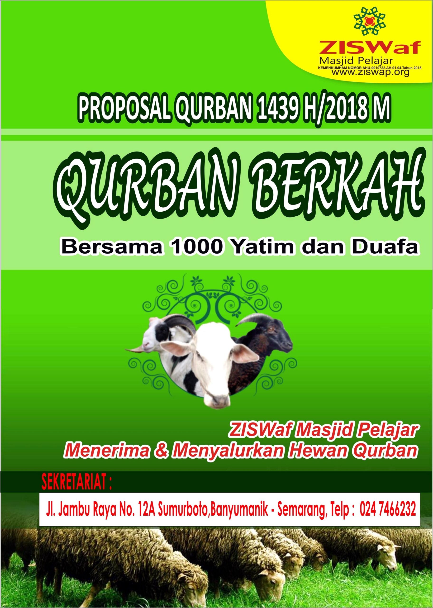 Contoh Surat Permohonan Daging Qurban