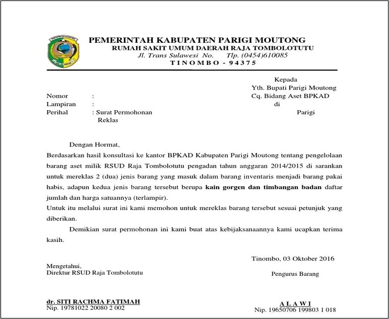 Contoh Surat Permohonan E Isssn