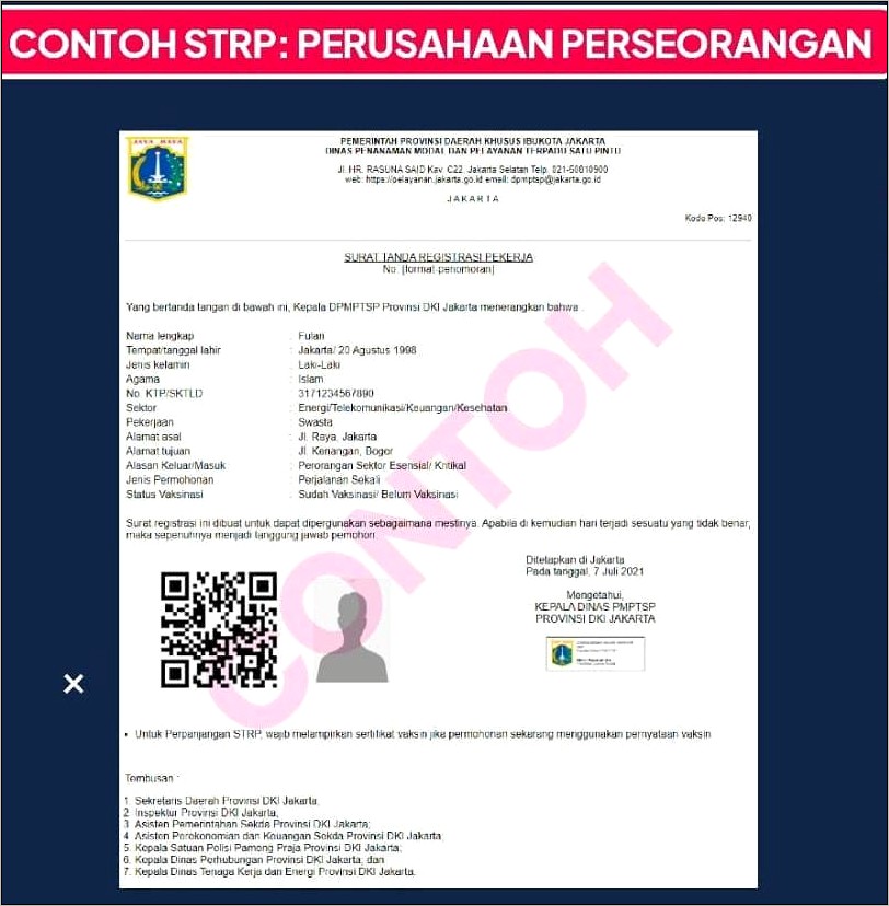 Contoh Surat Permohonan Eksport Sementara