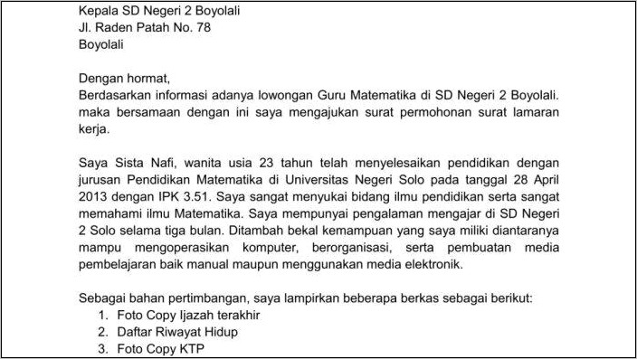 Contoh Surat Permohonan Fogging Ke Perusahaan