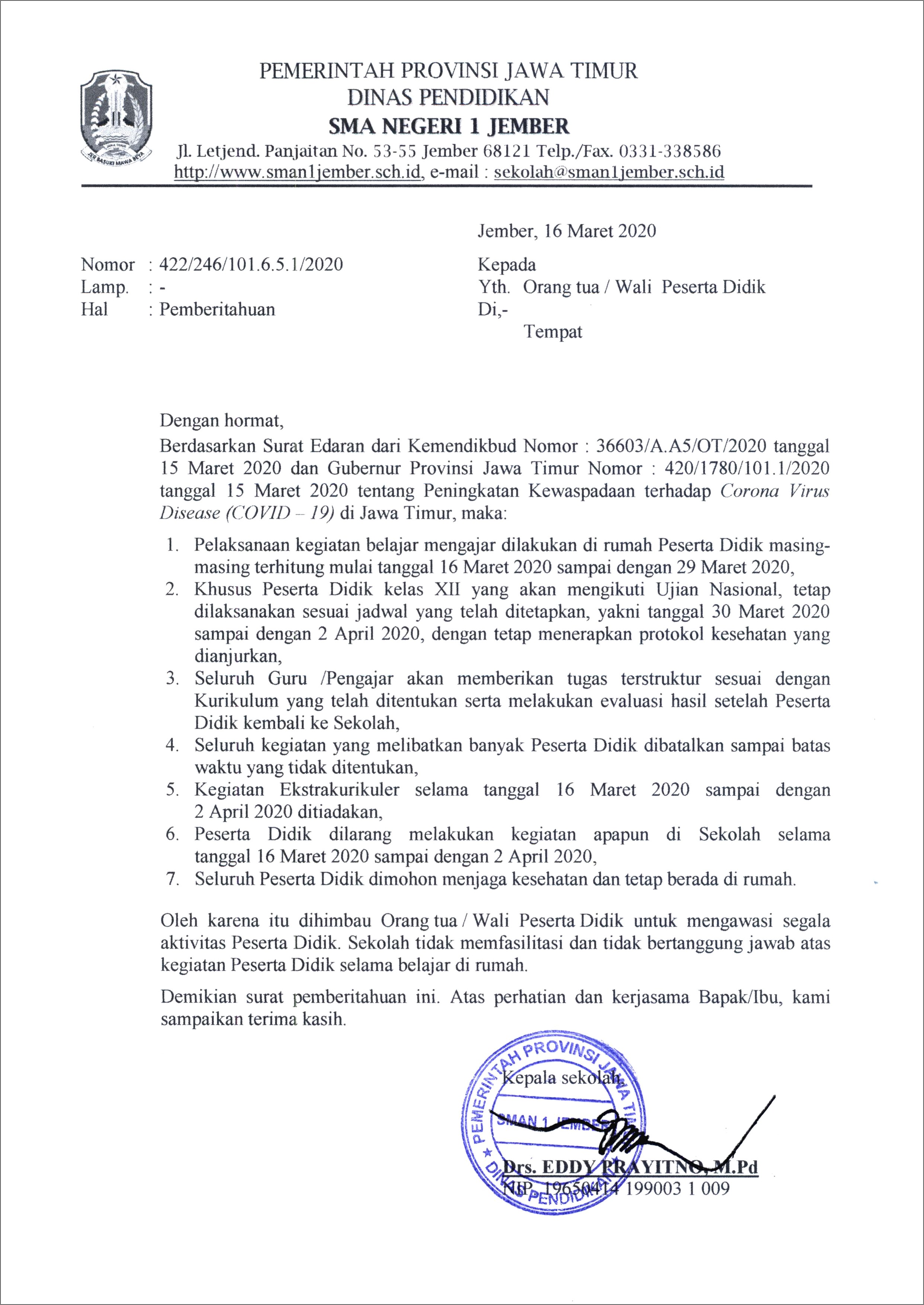 Contoh Surat Permohonan Hadir Pembukaan Acara