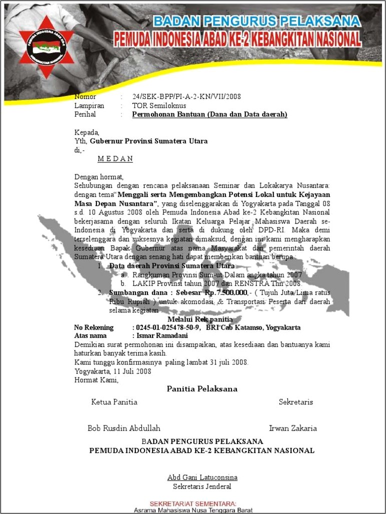 Contoh Surat Permohonan Izin Otoritas Pelabuhan Sunda Kelapa