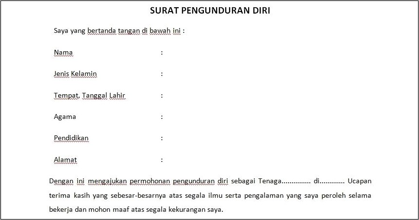 Contoh Surat Permohonan Kelulusan Karyawan