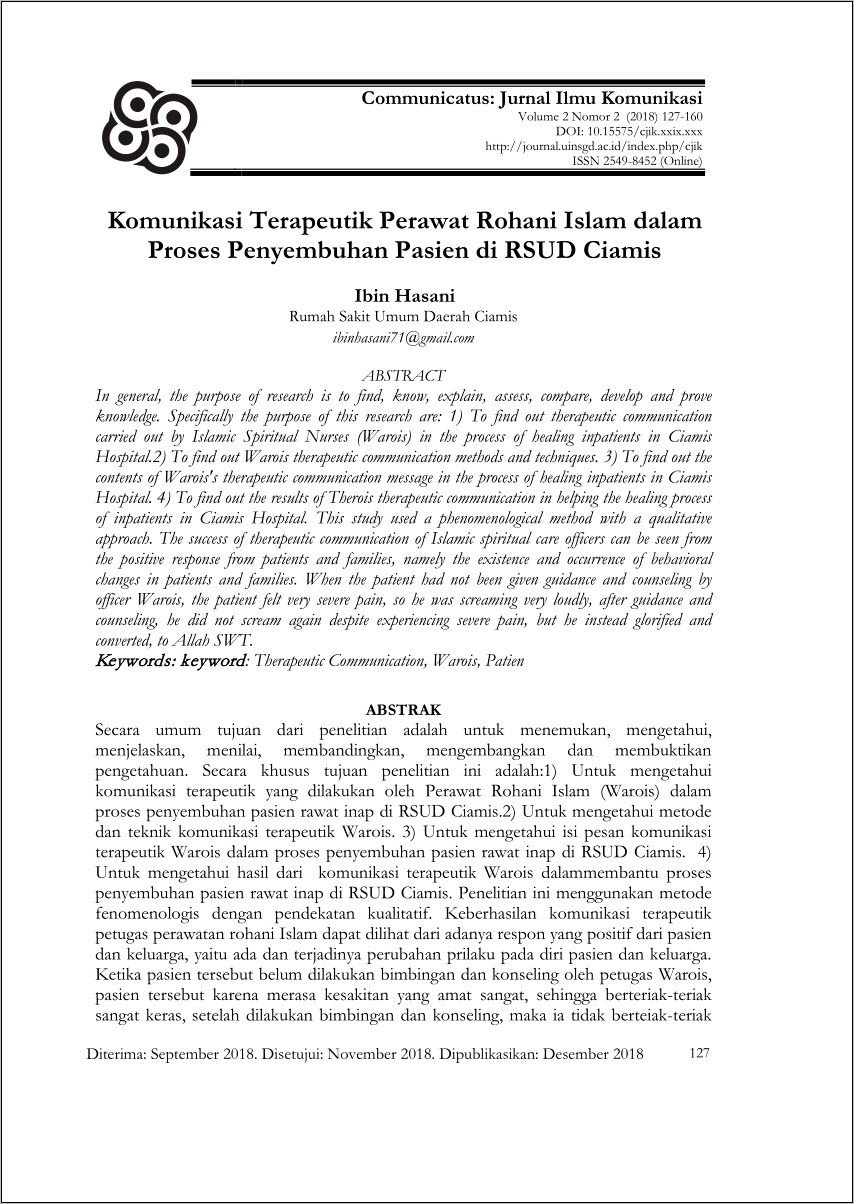 Contoh Surat Permohonan Kerjasama Dengan Pembimbing Rohani Di Rs