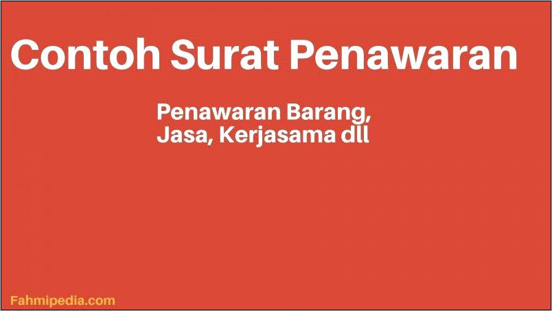 Contoh Surat Permohonan Kerjasama Kementerian Pariwisata