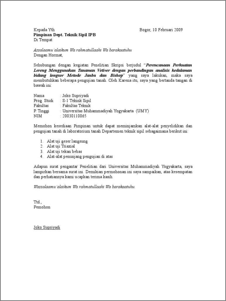 Contoh Surat Permohonan Kir Mobil Dinas Perhubungan Kota Semarang