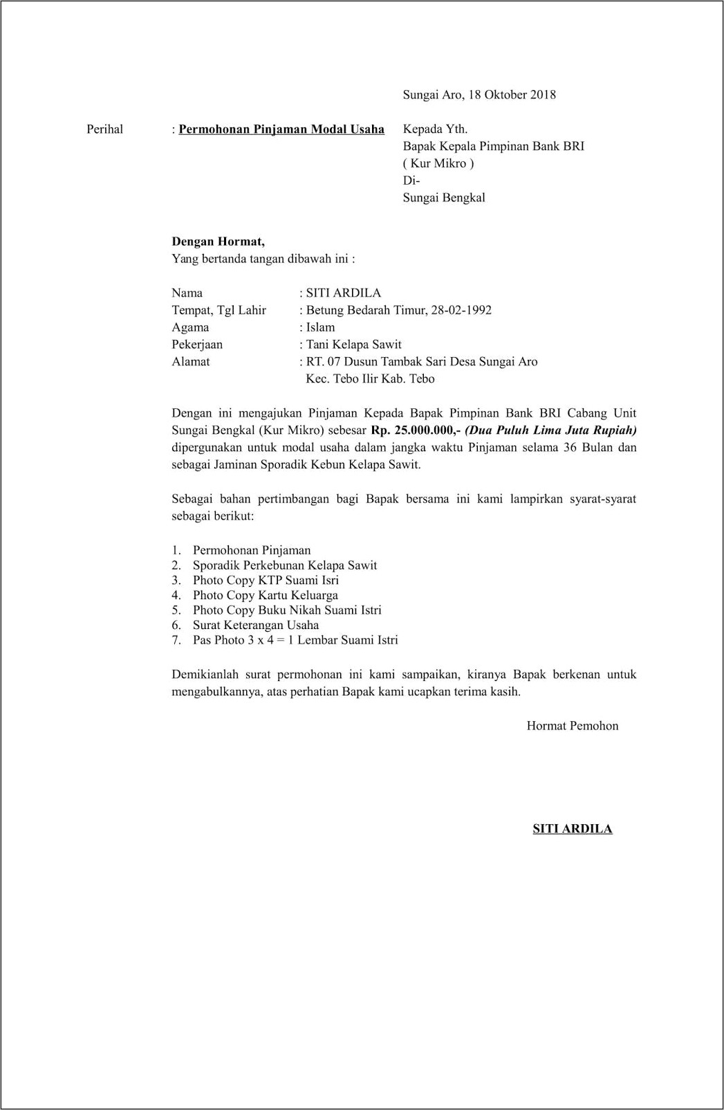 Contoh Surat Permohonan Kredit Ke Bank Btn Surat Permohonan Desain Contoh Surat Pxyqwoqnba
