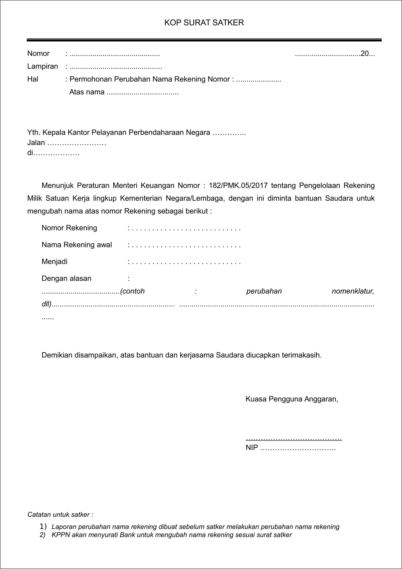 Contoh Surat Permohonan Mengerjakan Pekerjaan