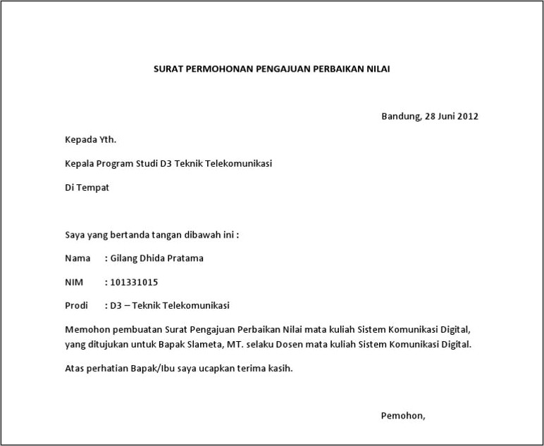 Contoh Surat Permohonan Penambahan Nilai Surat Permohonan Desain Contoh Surat Rlppvlmw8p 5511