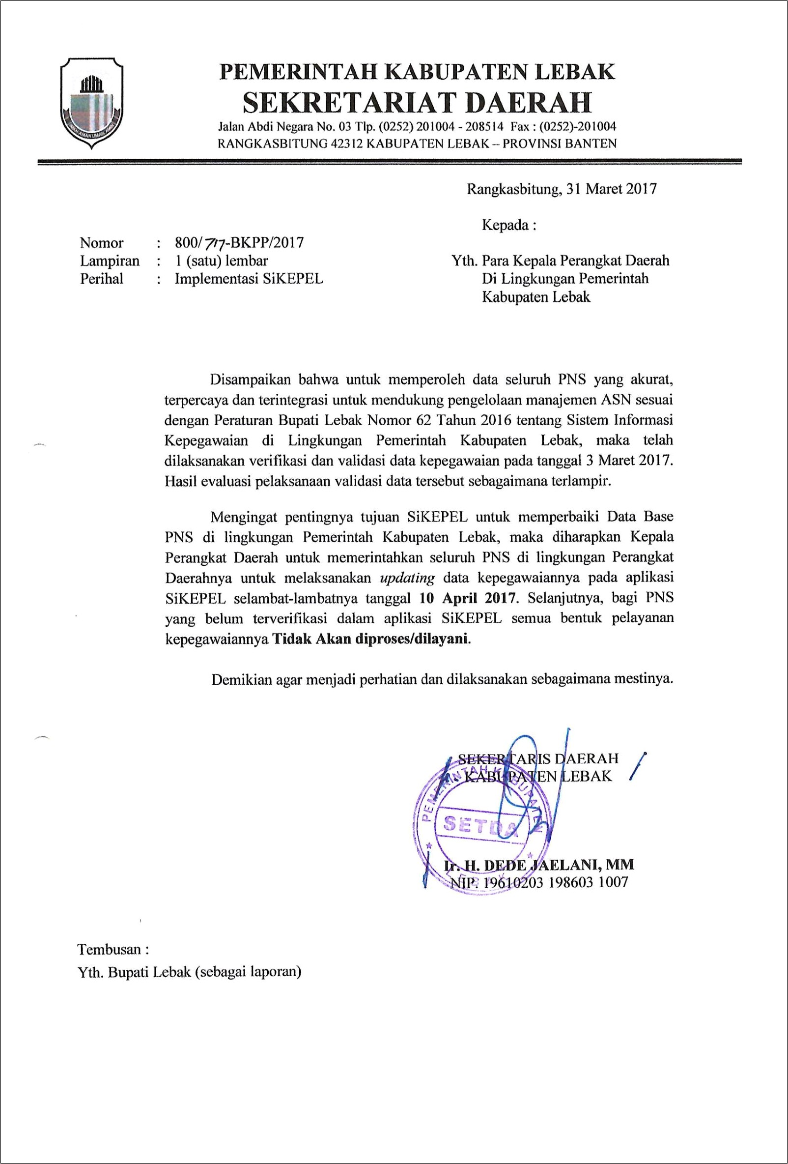 Contoh Surat Permohonan Penambahan Fasilitas