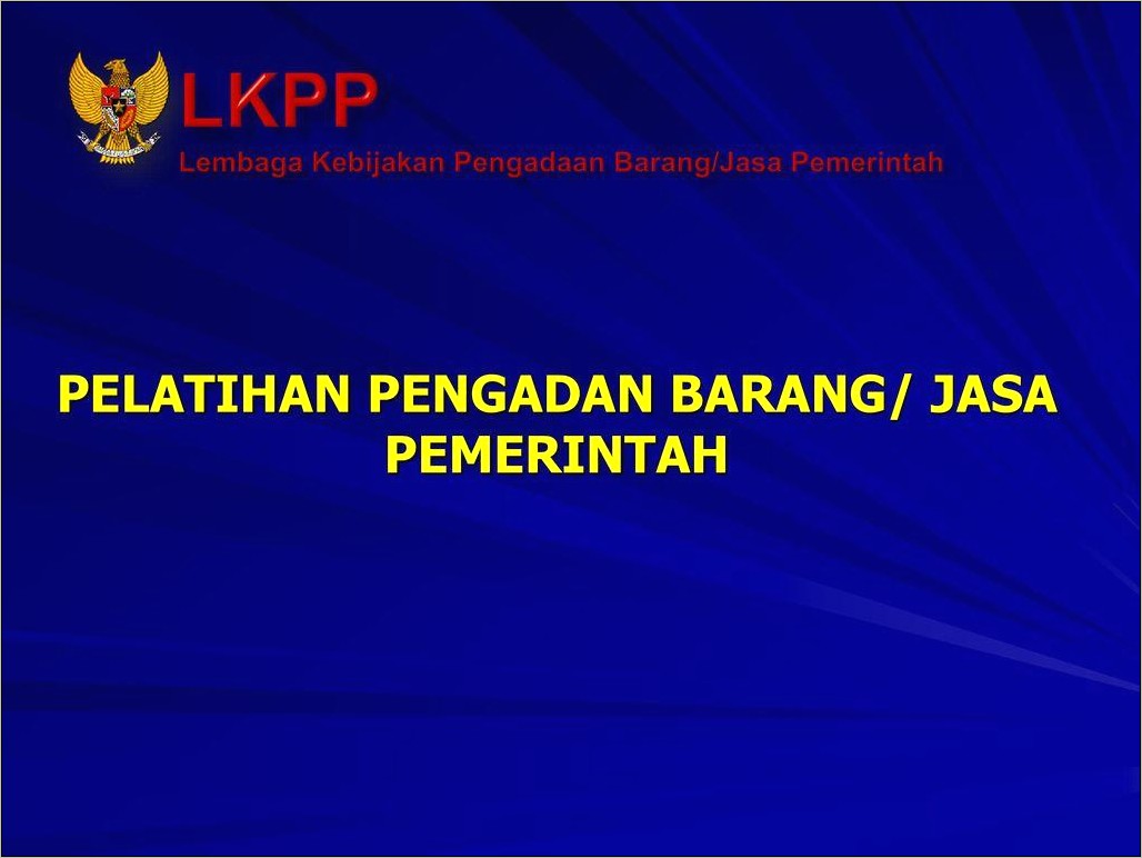 Contoh Surat Permohonan Pendaftaran Menjadi Lembaga Pelatihan Pbj Di Lkpp