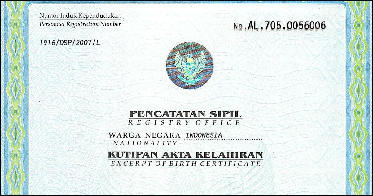 Contoh Surat Pernyataan Akta Terakhir Perusahaan