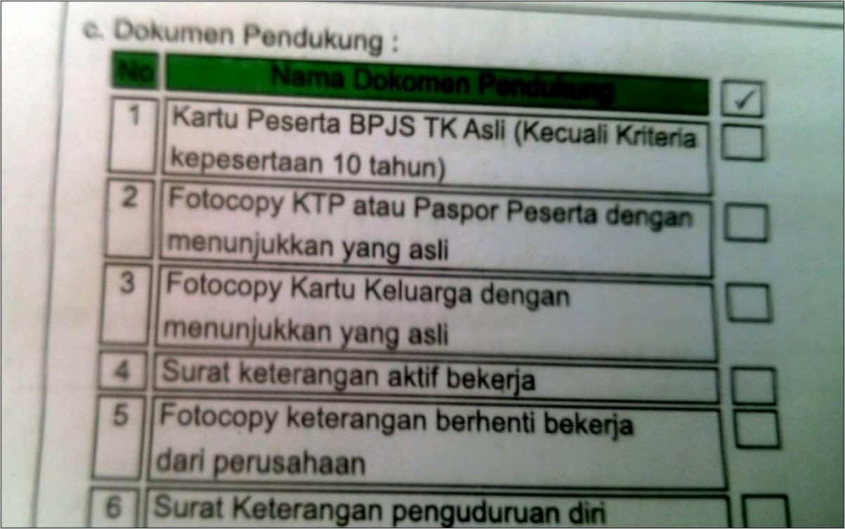 Contoh Surat Pernyataan Bpjs Pribadi Tanpa Kk