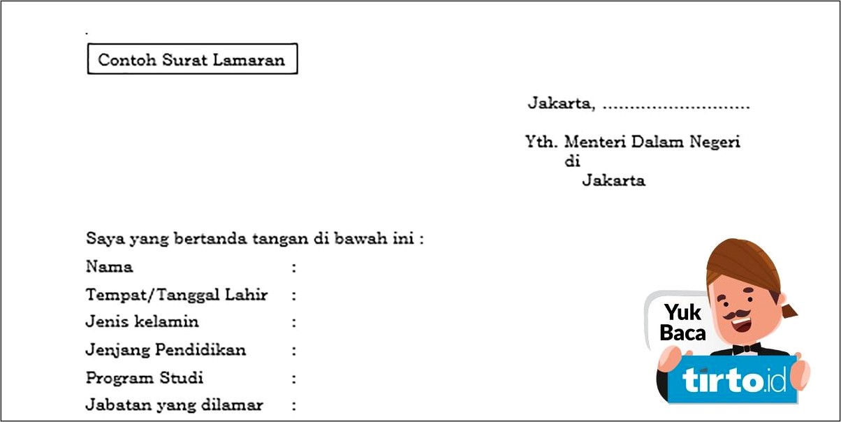 Contoh Surat Pernyataan Cpns Buleleng