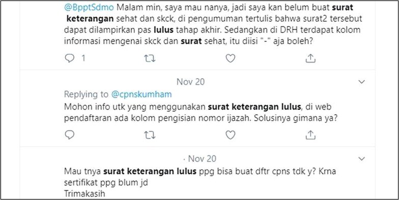 Contoh Surat Pernyataan Cpns Pemkot Tangerang 2019