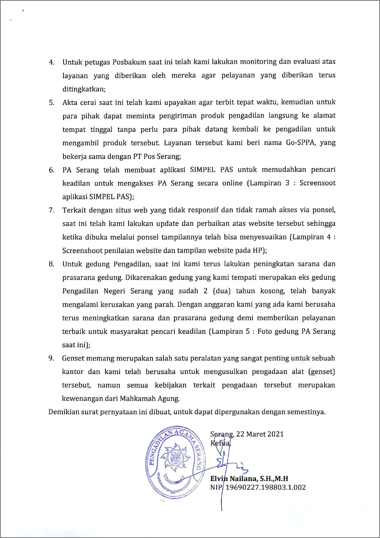 Contoh Surat Pernyataan Di Lpse