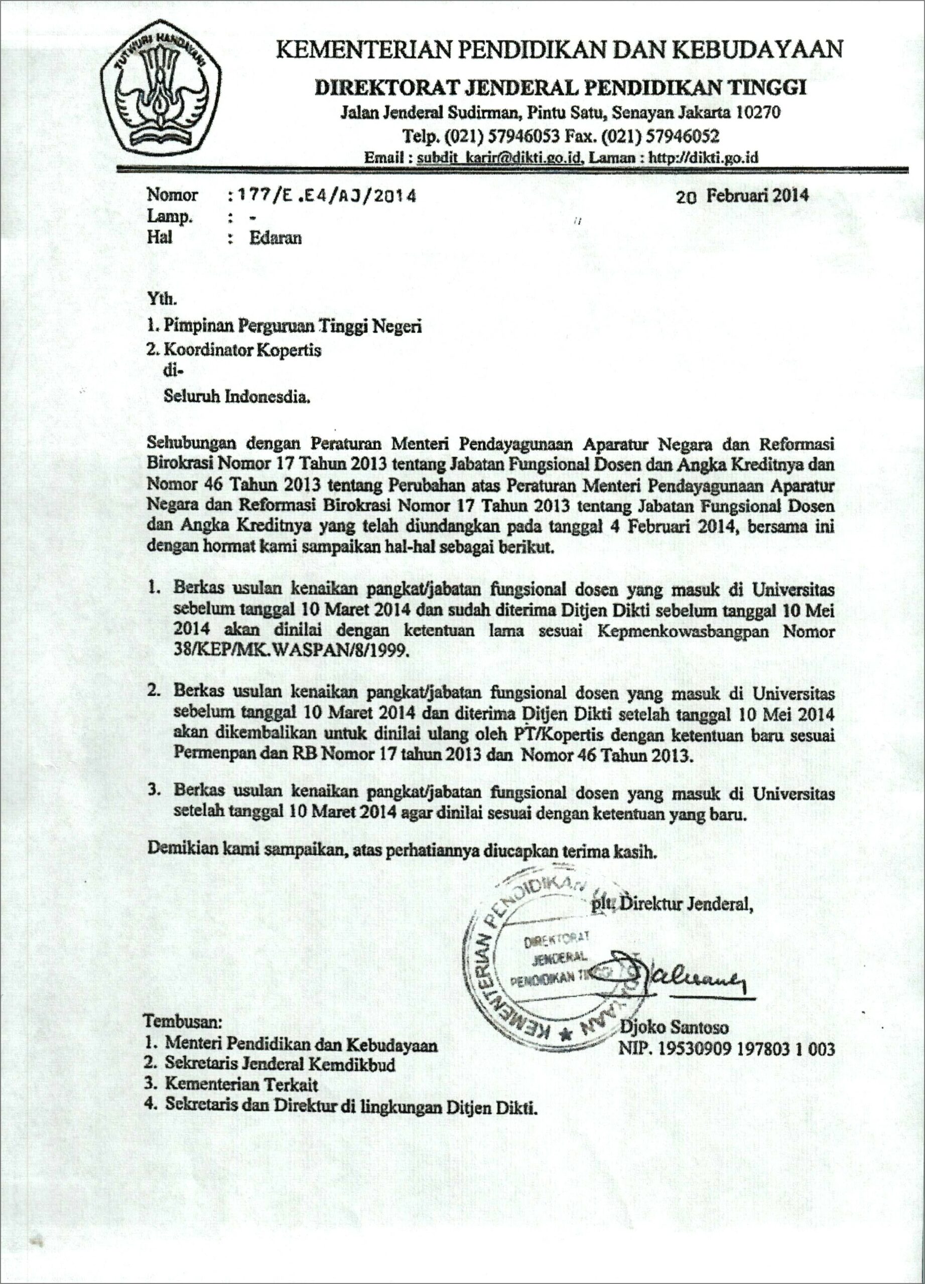 Contoh Surat Pernyataan Dosen Pindah Homebase