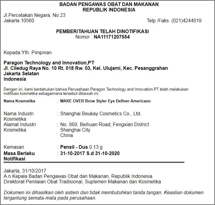 Contoh Surat Pernyataan Badan Pemeriksa Keuangan Format Surat Lamaran