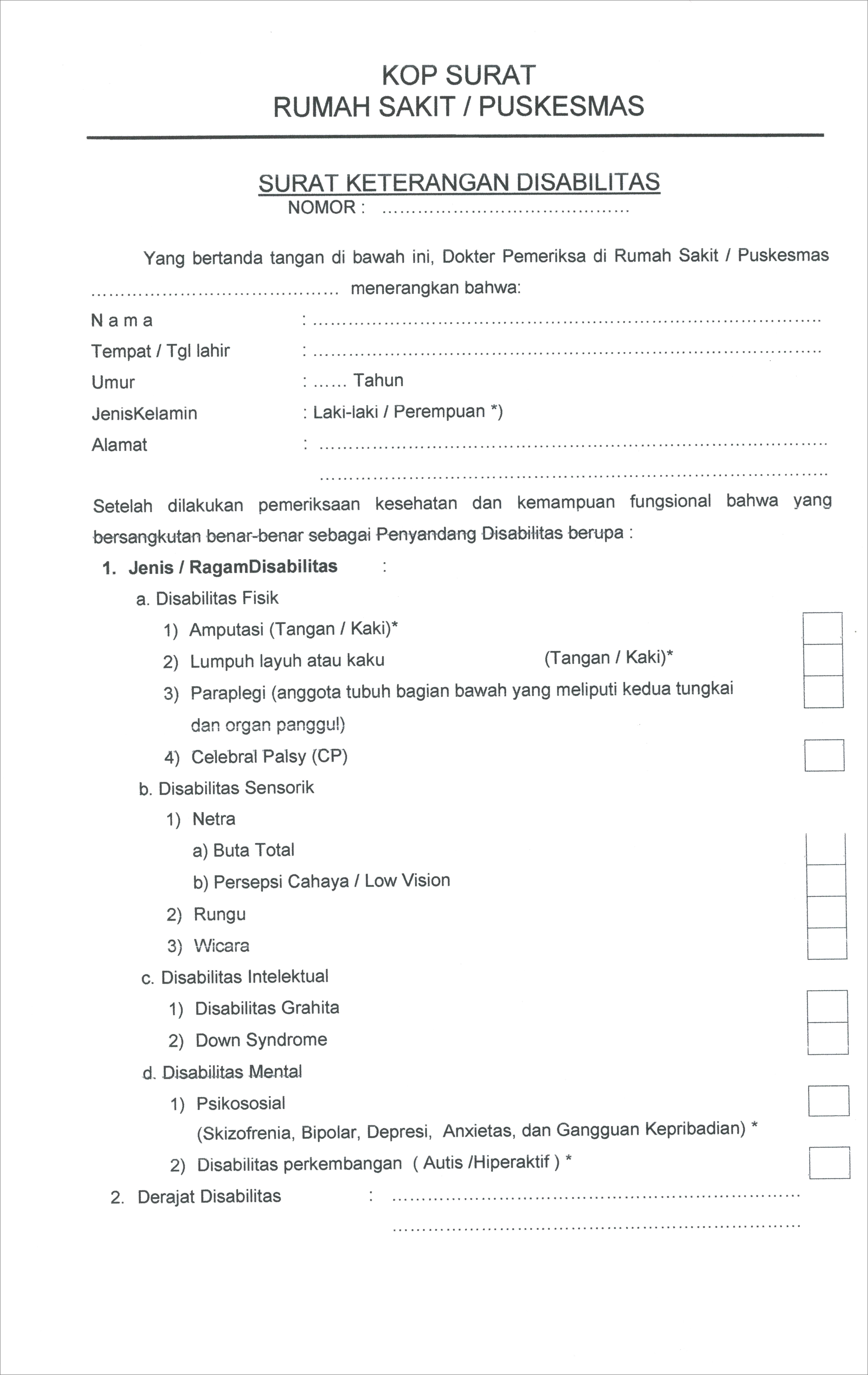 Contoh Surat Pernyataan Kehilangan Ktp Sarungpreneur