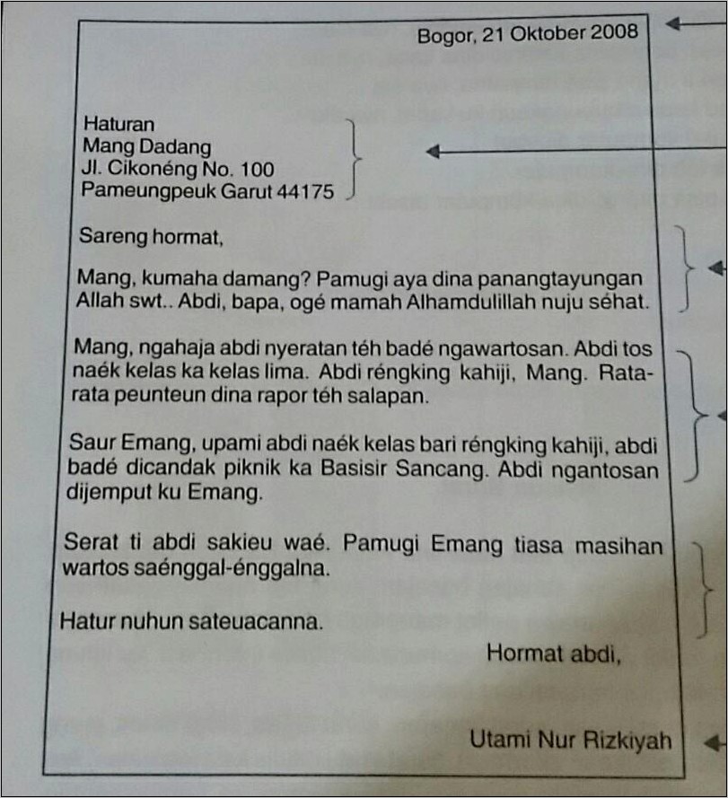 5 Contoh Surat Dinas Bahasa Sunda