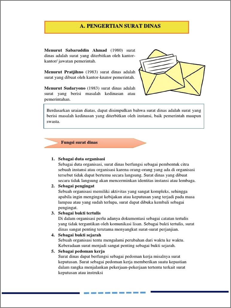 Contoh Analisis Surat Dinas